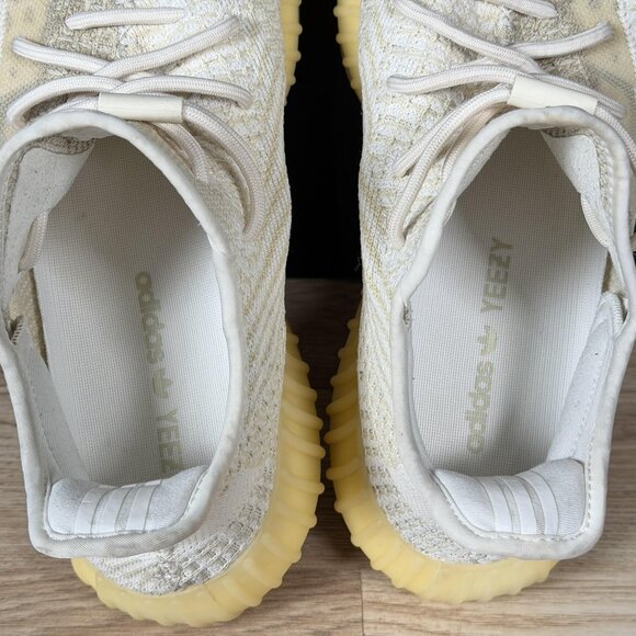 Adidas Yeezy Boost 350 V2 Natural Shoes Mens Size 10.5 Cream Sneakers FZ5246 - Picture 11 of 15